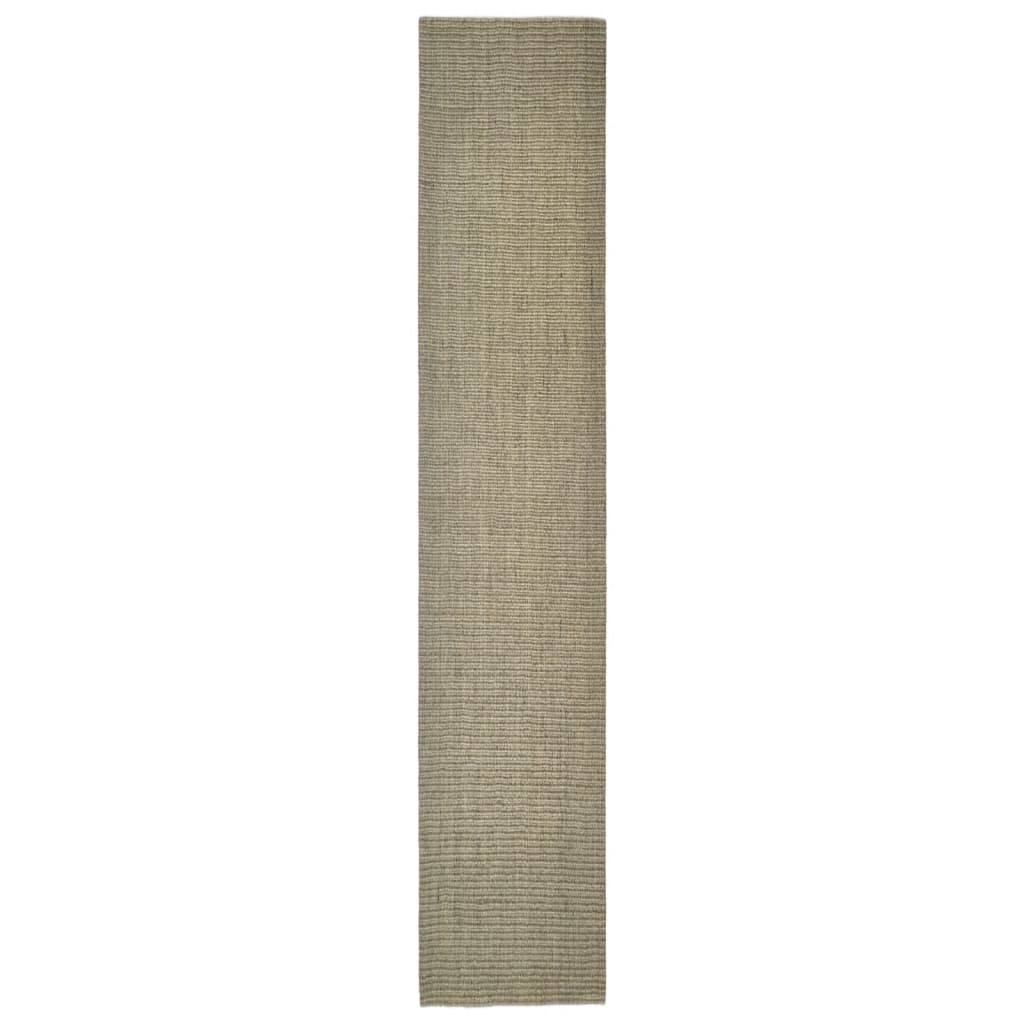 vidaXL Sisalmat voor krabpaal 66x350 cm taupe