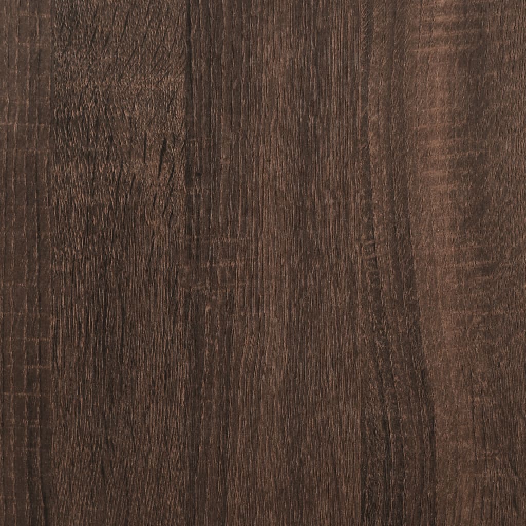 vidaXL Keukentrolley 65x40x86,5 cm bewerkt hout bruin eikenkleurig