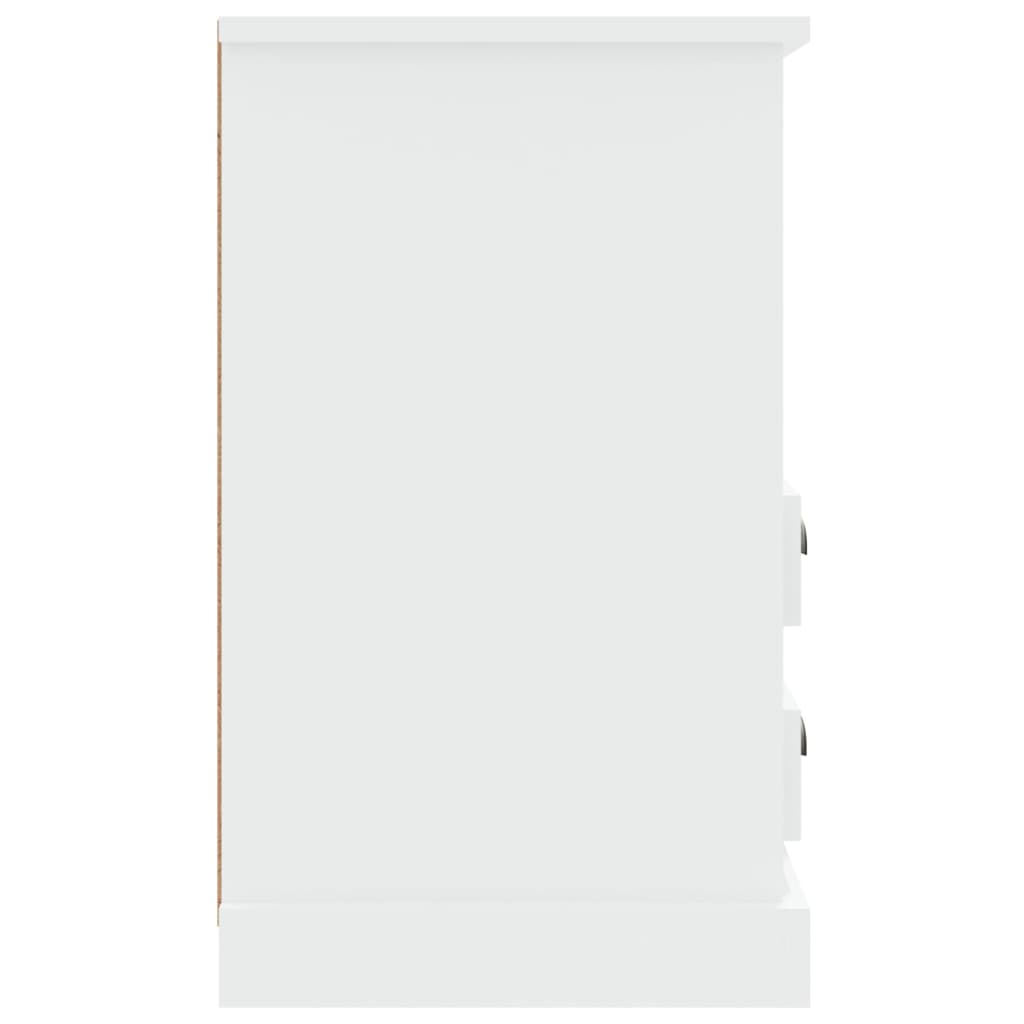 vidaXL Nachtkastje 43x36x60 cm hoogglans wit