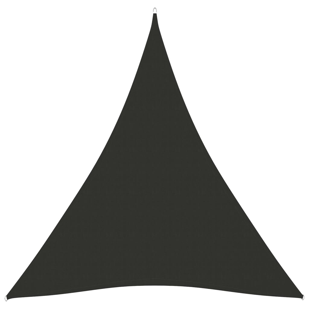 vidaXL Zonnescherm driehoekig 5x7x7 m oxford stof antracietkleurig