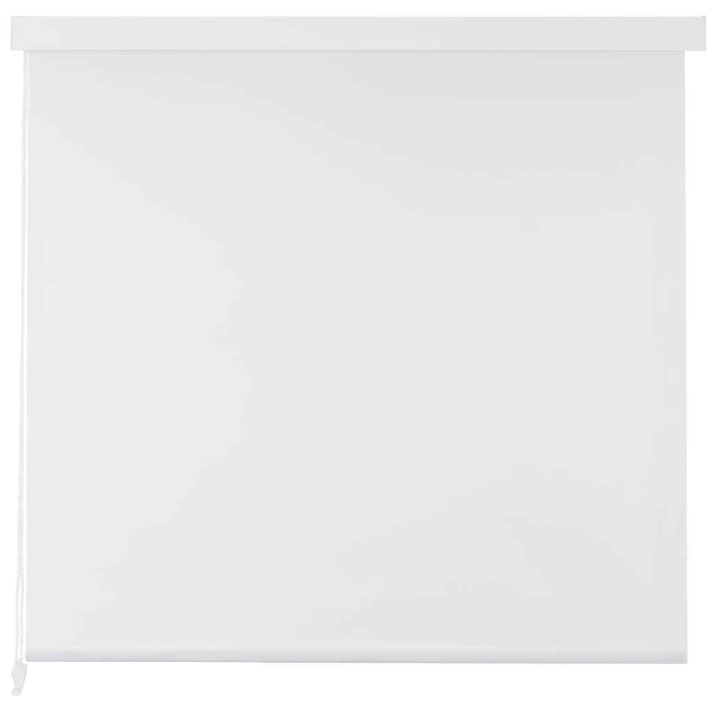 vidaXL Rolgordijn voor douche 80x240 cm wit