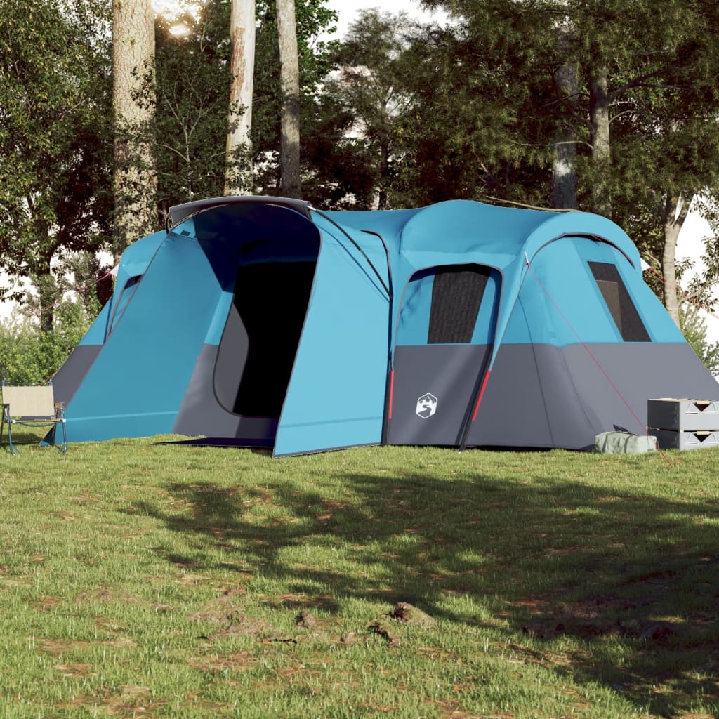 vidaXL Tunneltent 16-persoons waterdicht blauw