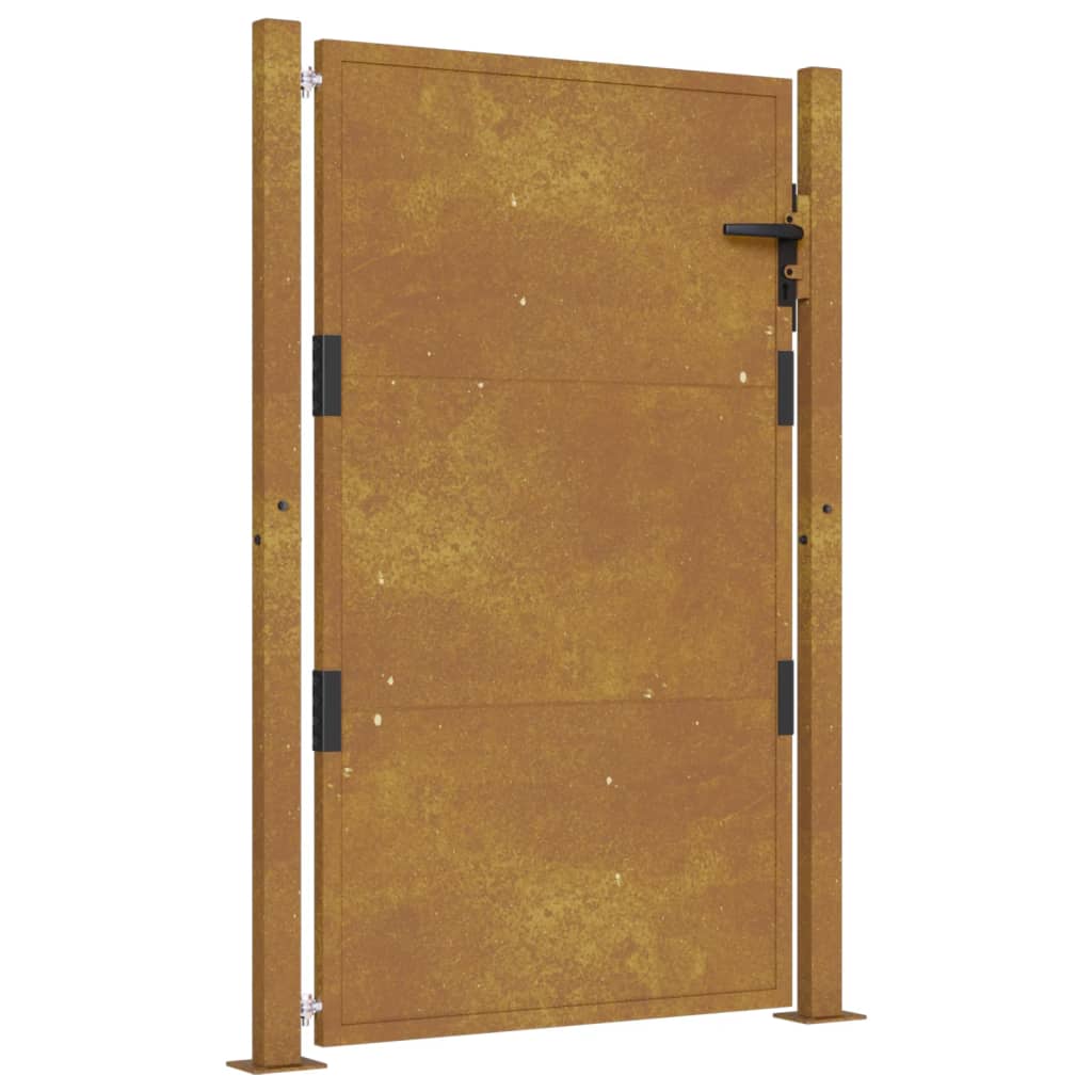 vidaXL Poort 105x155 cm cortenstaal