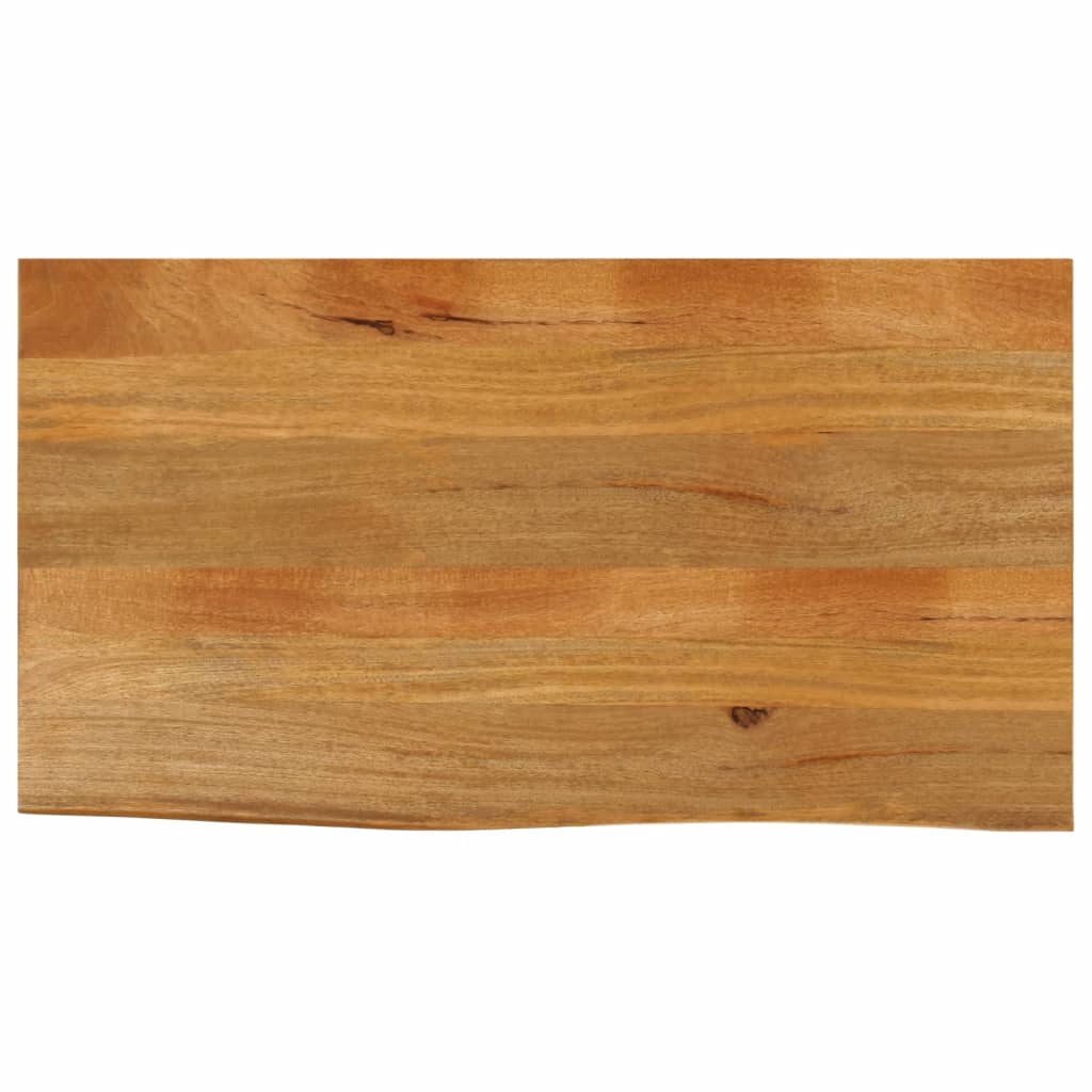 vidaXL Tafelblad met natuurlijke rand 120x60x2,5 cm massief mangohout