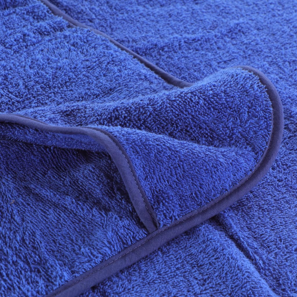 vidaXL Strandhanddoeken 4 st 400 g/m² 60x135 cm stof koningsblauw