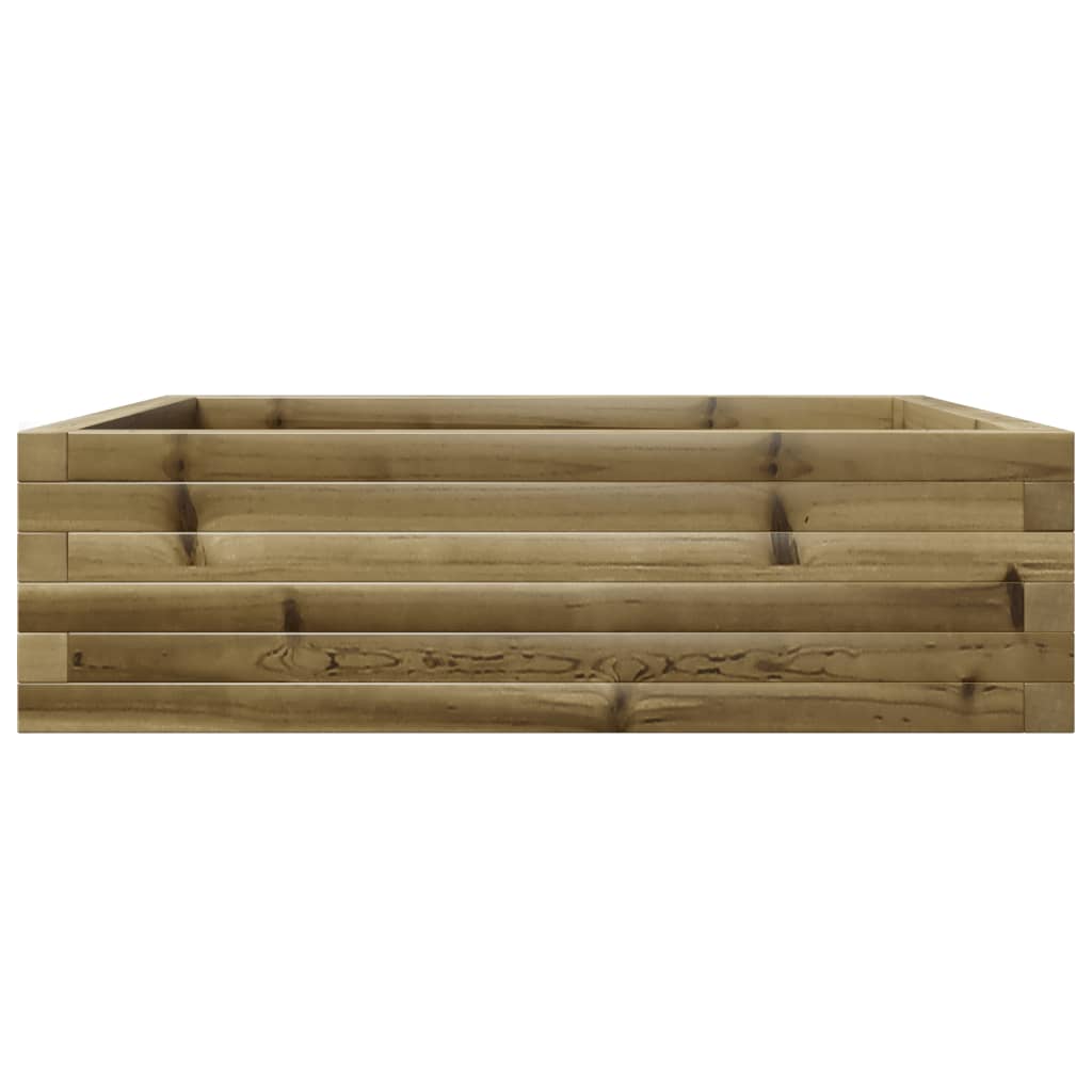 vidaXL Plantenbak 80x80x23 cm geïmpregneerd grenenhout