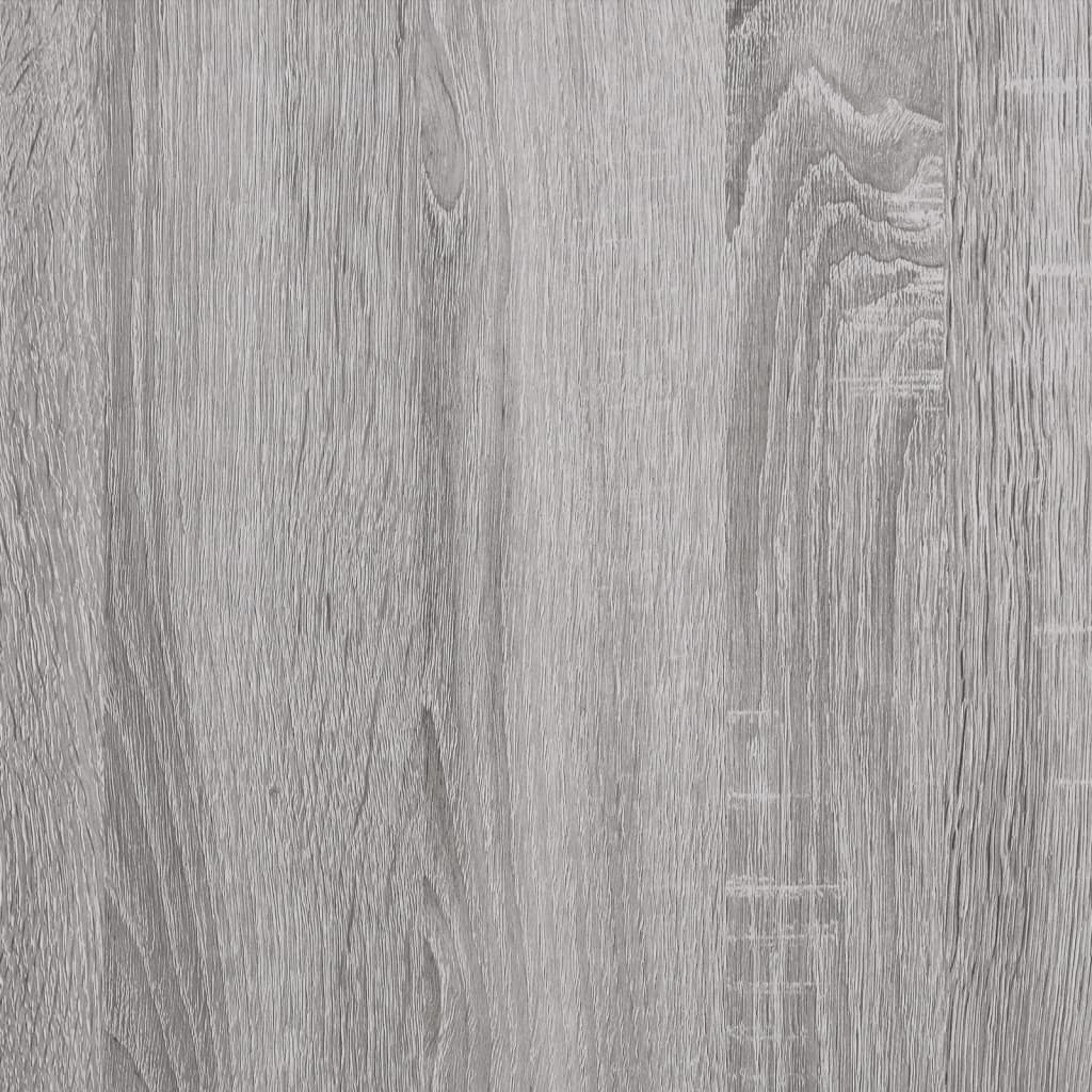 vidaXL Salontafel 102x50x40 cm bewerkt hout grijs sonoma eikenkleurig