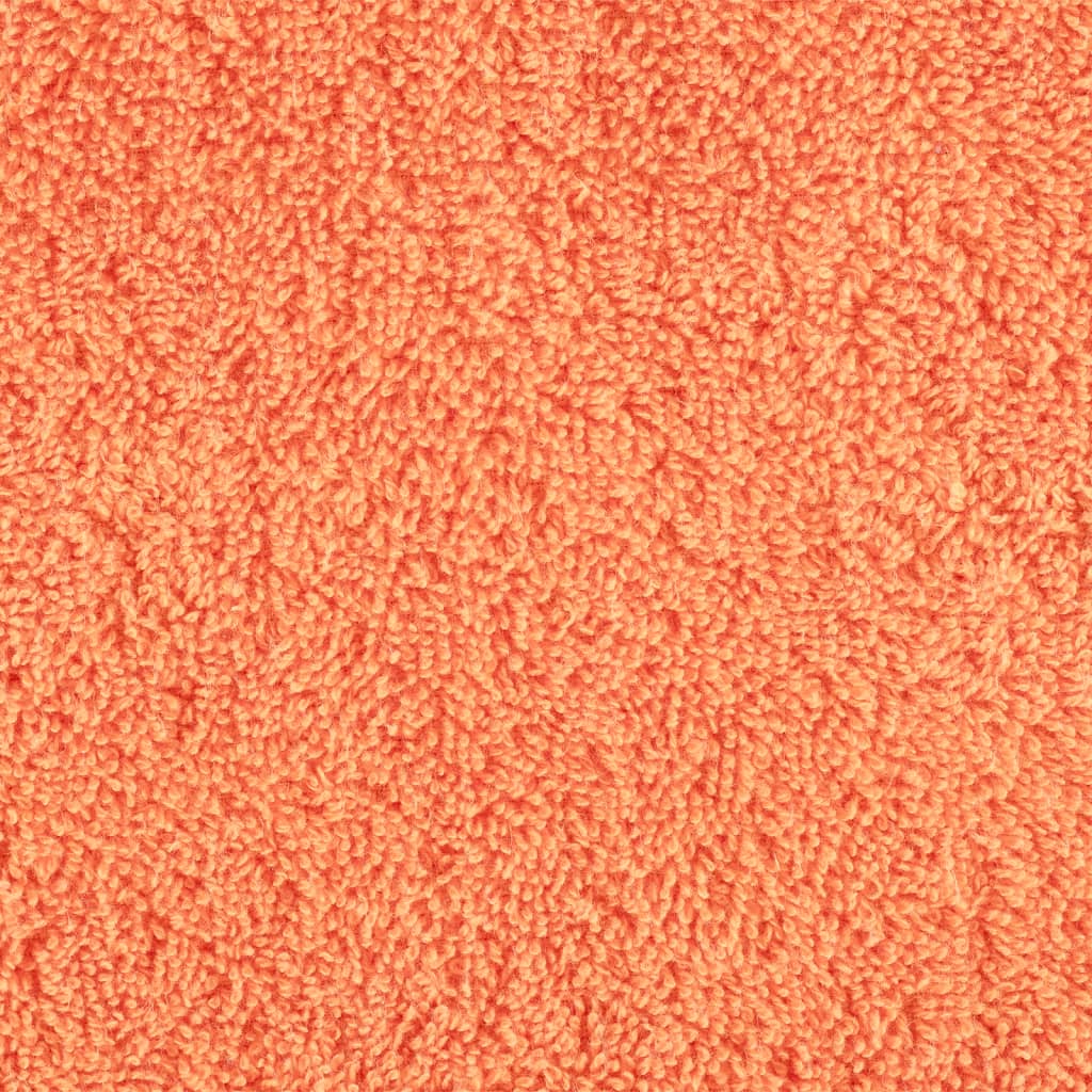vidaXL 8-delige Handdoekenset 600 g/m² 100% katoen oranje