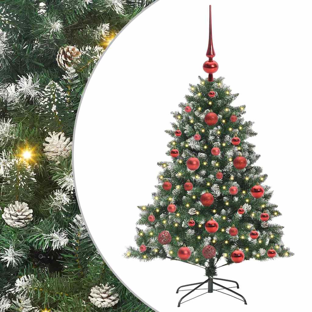Kunstkerstboom met standaard 120 cm glasvezel groen kopen