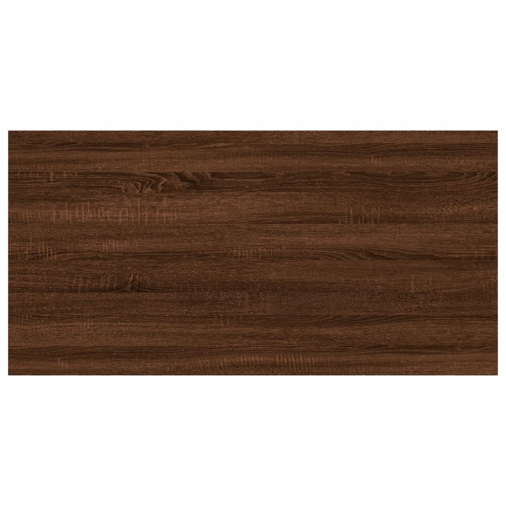 vidaXL Wandschappen 4 st 60x30x1,5 cm bewerkt hout bruin eikenkleur
