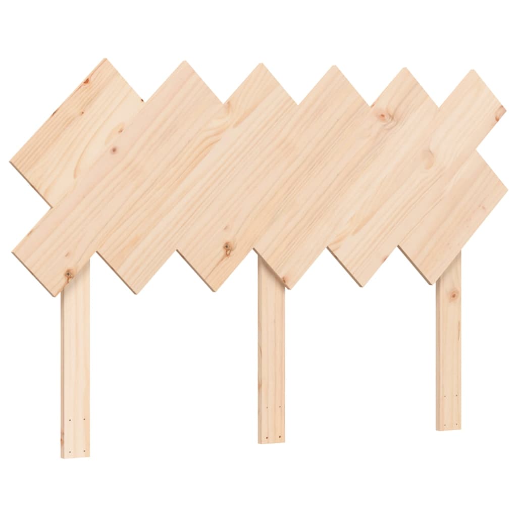 vidaXL Seniorenbed met hoofdbord massief hout