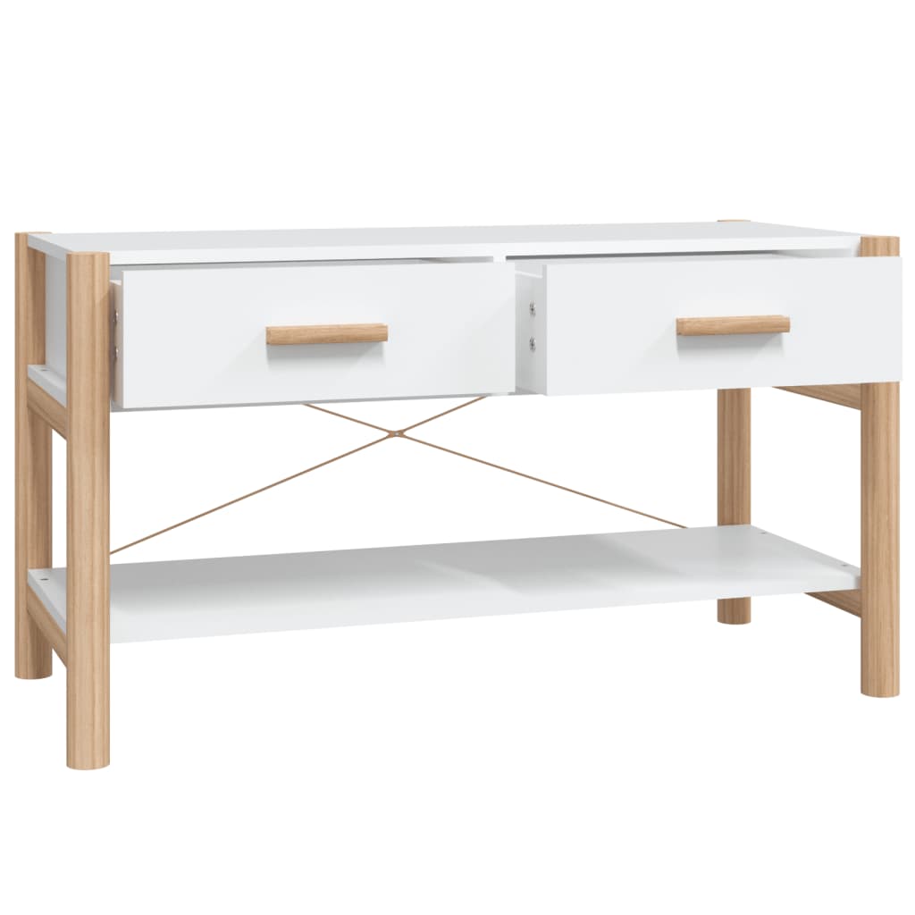 vidaXL Tv-meubel 82x38x45 cm bewerkt hout wit