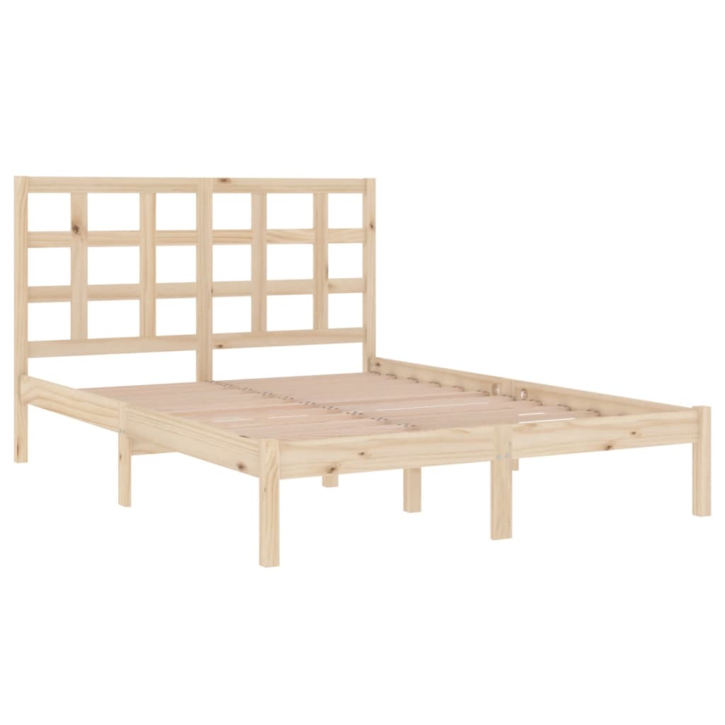 vidaXL Bedframe massief hout 150x200 cm