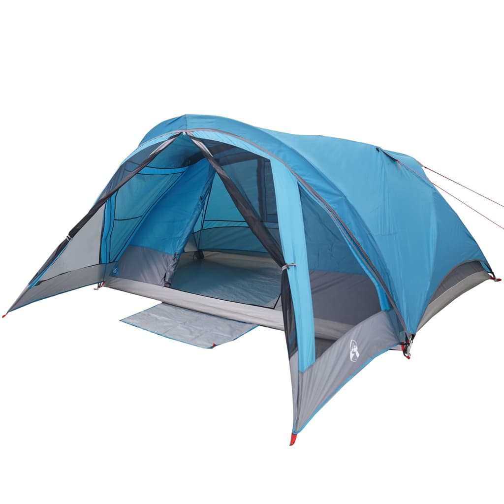 vidaXL Tent 4-persoons waterdicht blauw