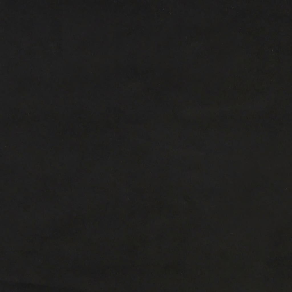 vidaXL Hoofdbord met randen 93x23x118/128 cm fluweel zwart