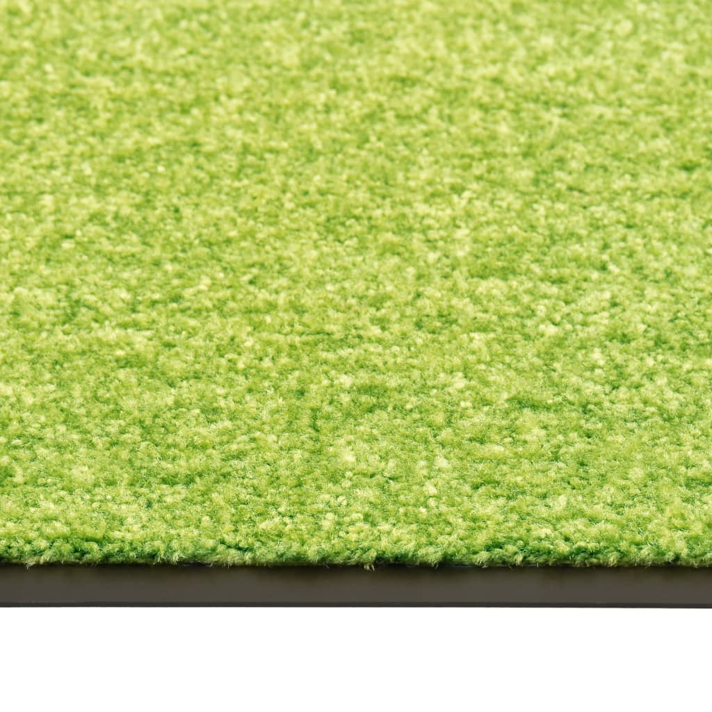 vidaXL Deurmat wasbaar 60x90 cm groen