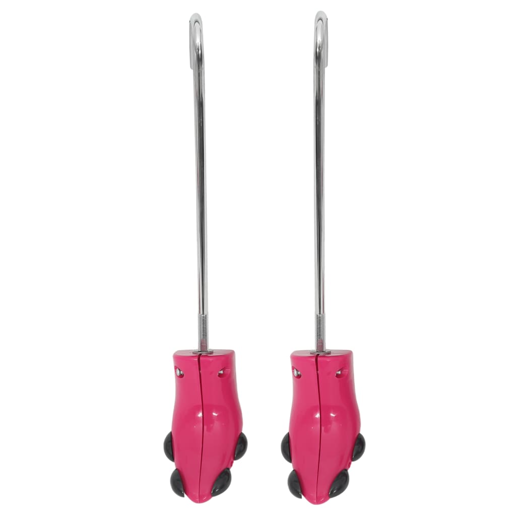 vidaXL Schoenspanners met schoenlepel EU 34-40 kunststof roze