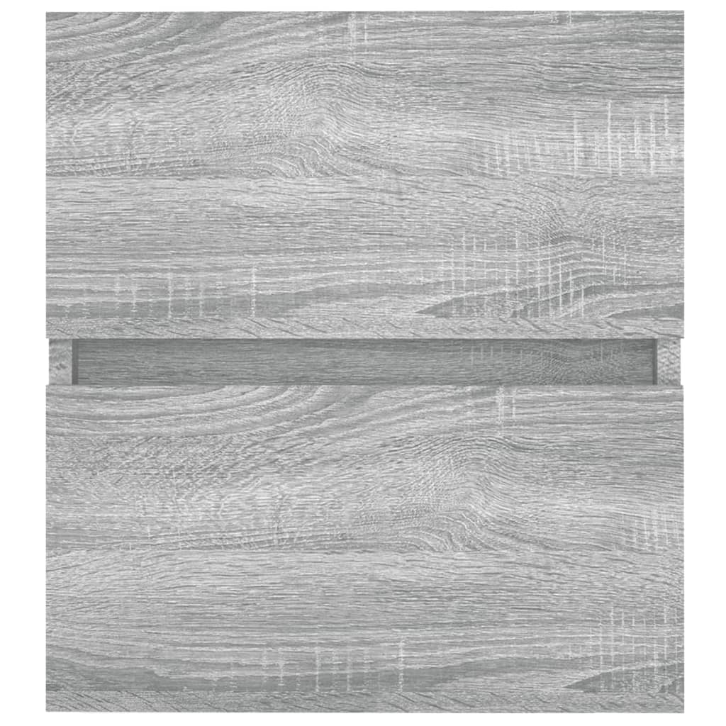 vidaXL Wastafelkast 41x38,5x45 cm bewerkt hout grijs sonoma eikenkleur