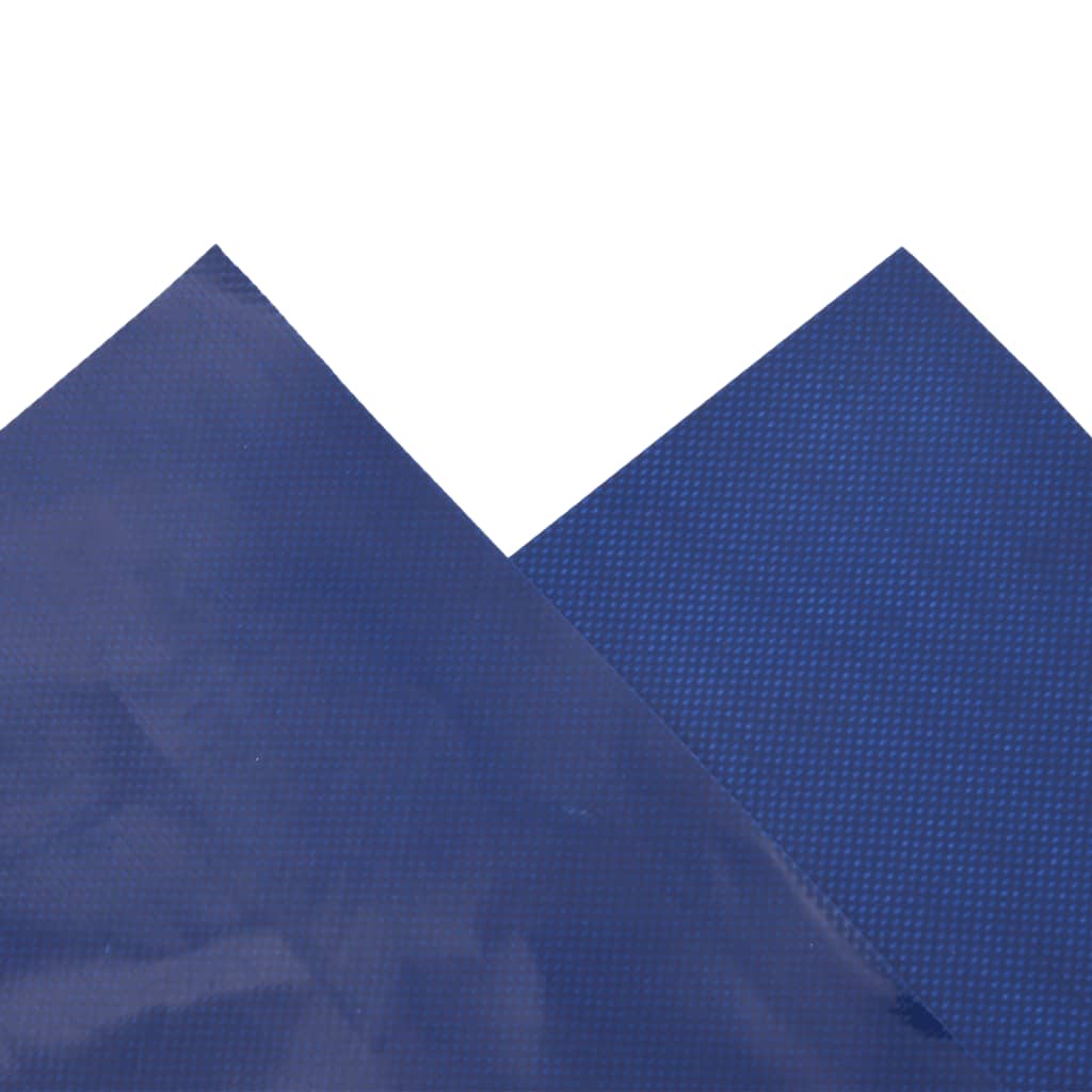 vidaXL Dekzeil 650 g/m² 1,5x10 m blauw