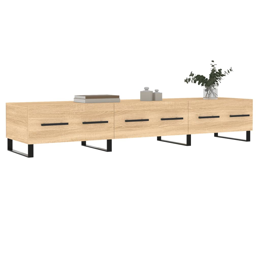 vidaXL Tv-meubel 150x36x30 cm bewerkt hout sonoma eikenkleurig