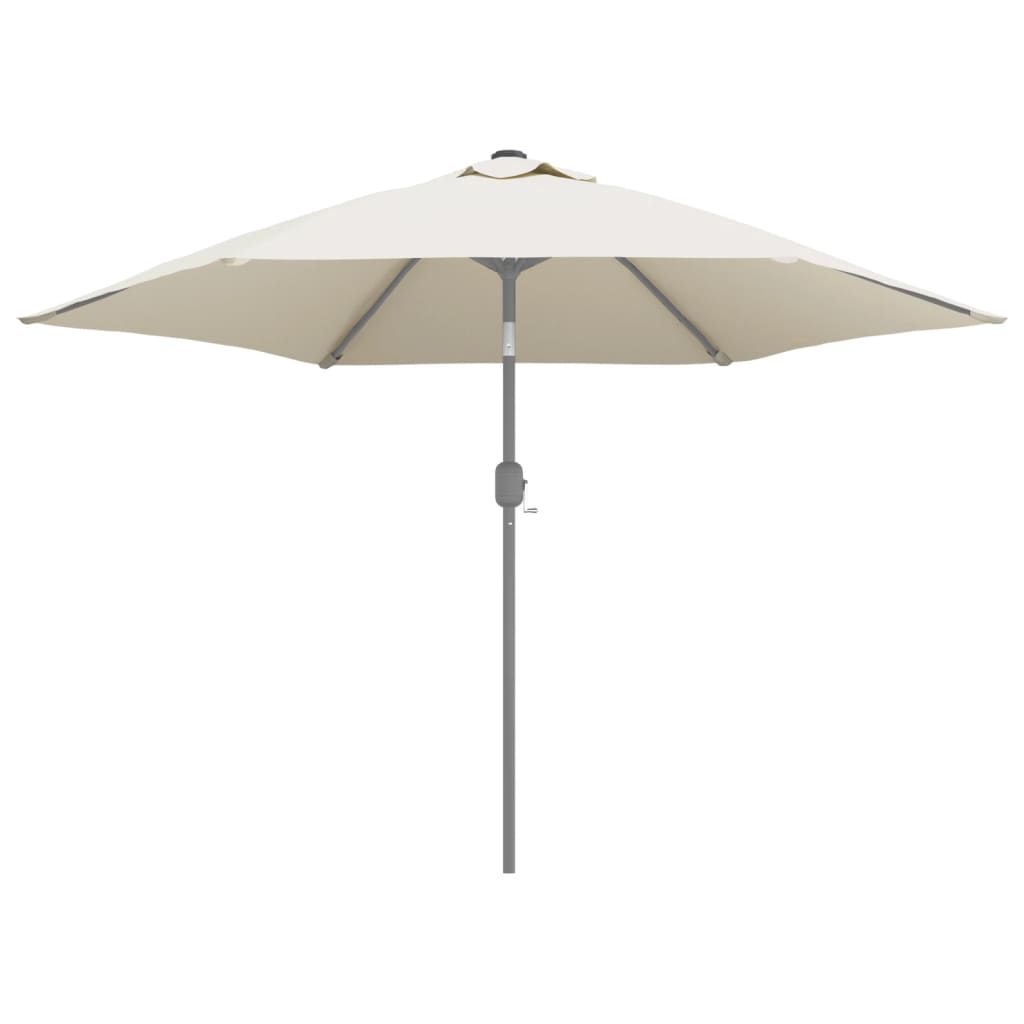 vidaXL Vervangingsdoek voor parasol 300 cm wit