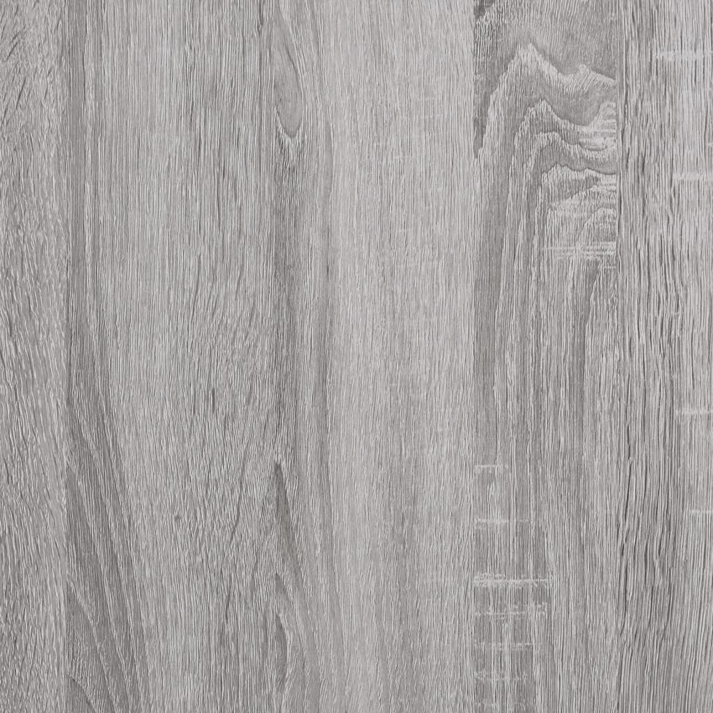 vidaXL Opbergbankje 85,5x42x73,5 cm bewerkt hout grijs sonoma
