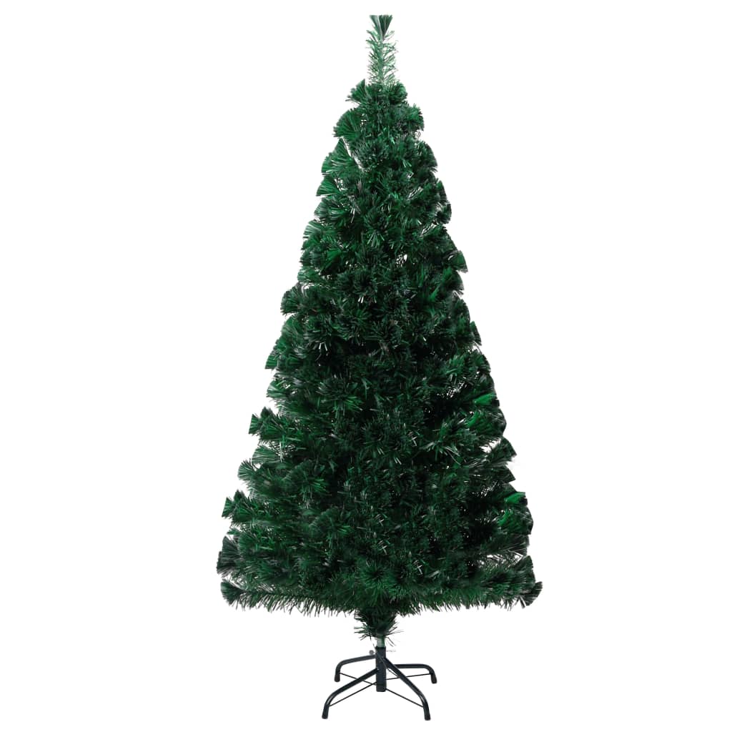 vidaXL Kunstkerstboom met standaard 150 cm glasvezel groen