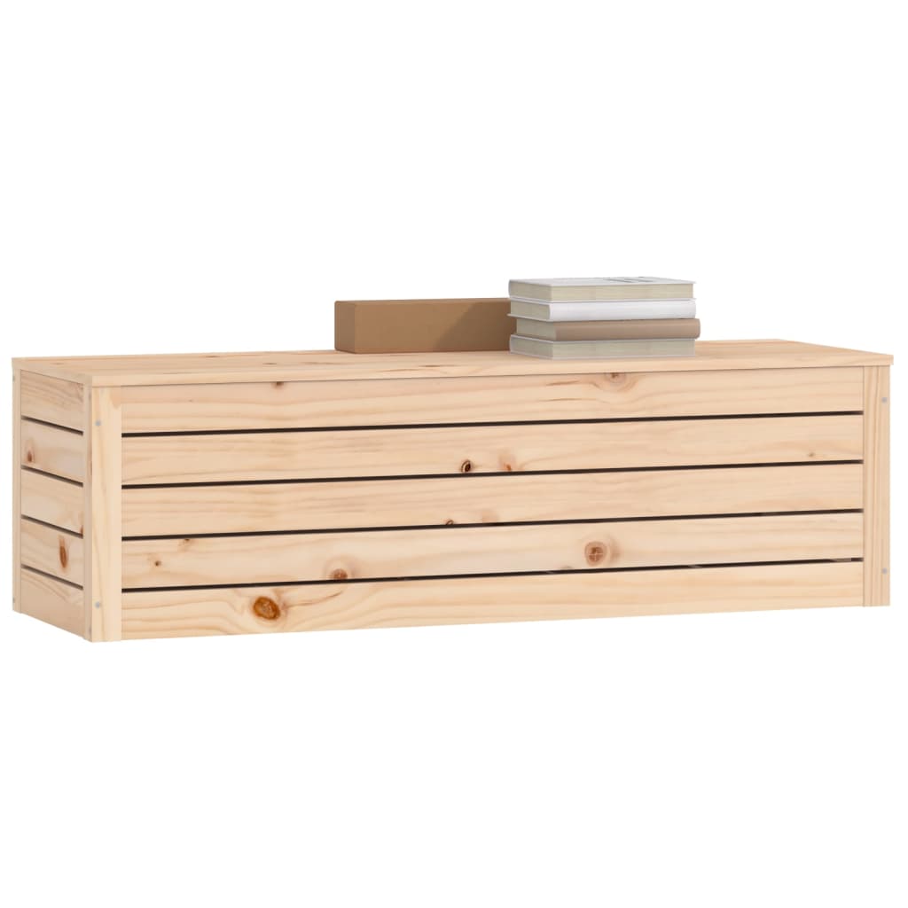 vidaXL Opbergbox 109x36,5x33 cm massief grenenhout