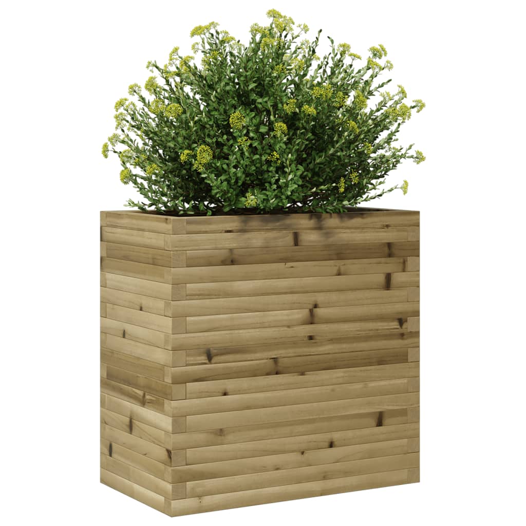 vidaXL Plantenbak 70x40x68,5 cm geïmpregneerd grenenhout