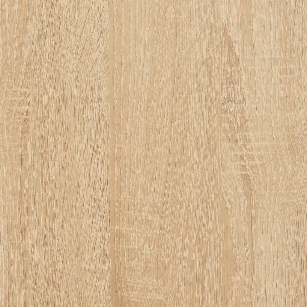 vidaXL Wandtafel 75x34,5x75 cm bewerkt hout sonoma eikenkleurig