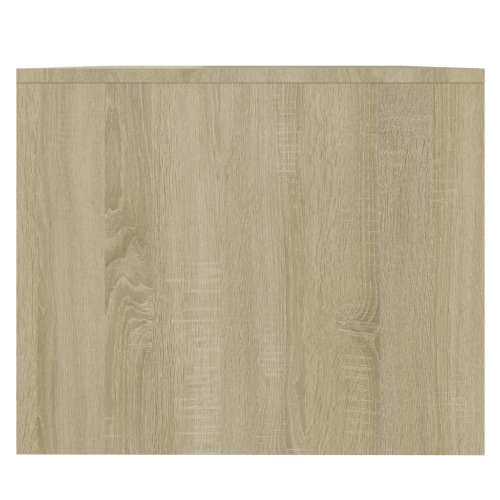 vidaXL Salontafel 90x50x41,5 cm bewerkt hout sonoma eikenkleurig