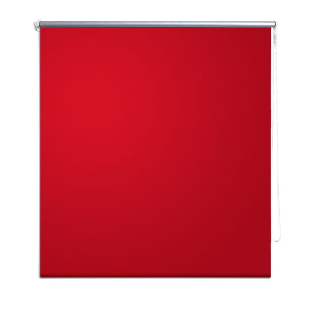 Rolgordijn verduisterend 80 x 230 cm rood