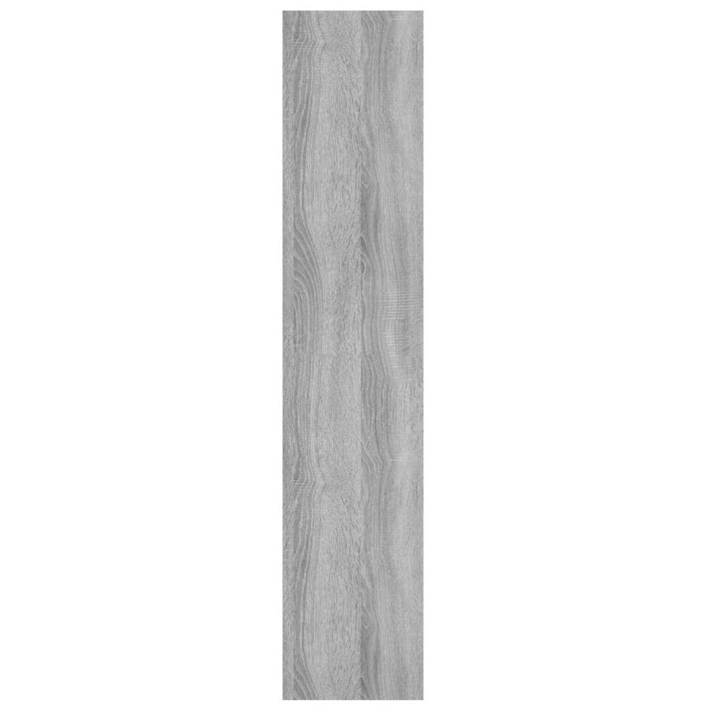 vidaXL Wandschap 90x16x78 cm bewerkt hout grijs sonoma eikenkleurig