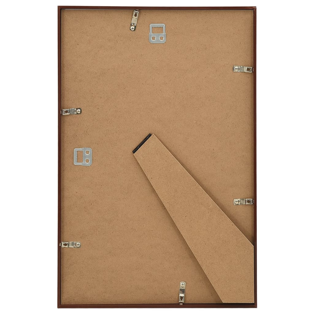 vidaXL Fotolijsten 3 st voor wand of tafel 28x35 cm MDF bronskleurig