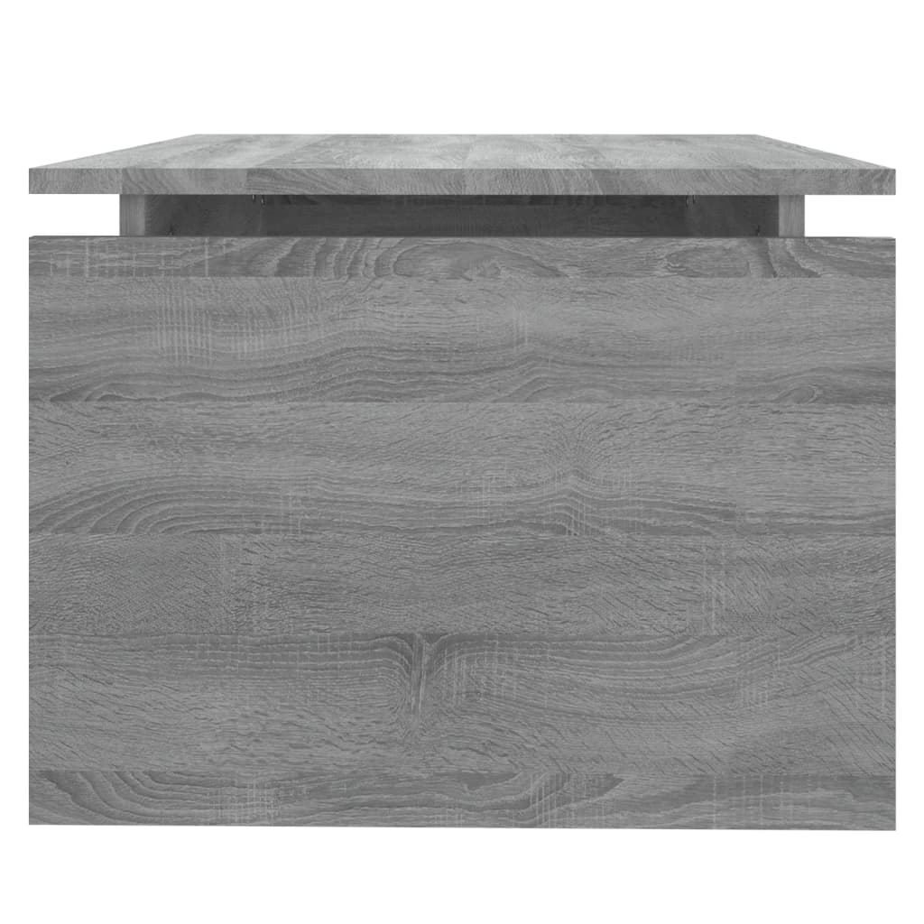 vidaXL Salontafel 68x50x38 cm bewerkt hout grijs sonoma eiken