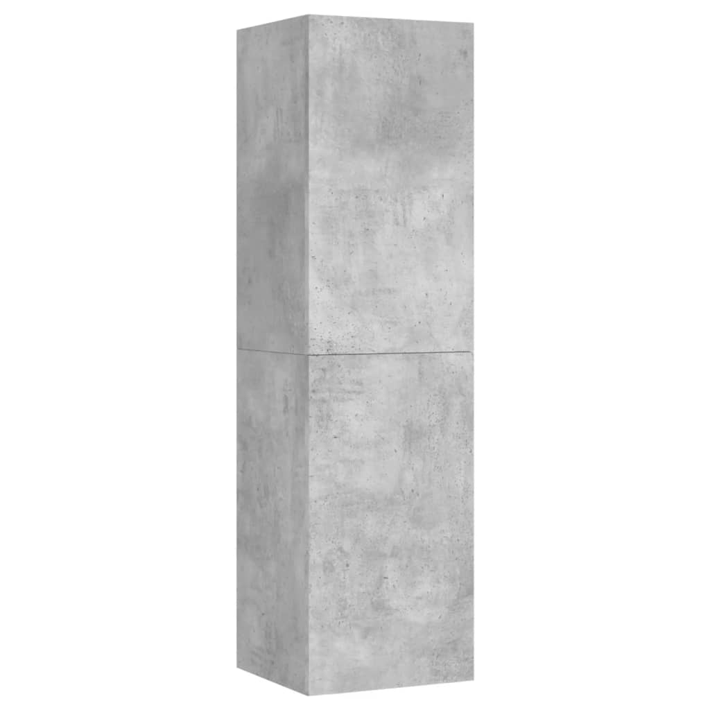 vidaXL Tv-meubelen 4 st 30,5x30x110 cm spaanplaat betongrijs