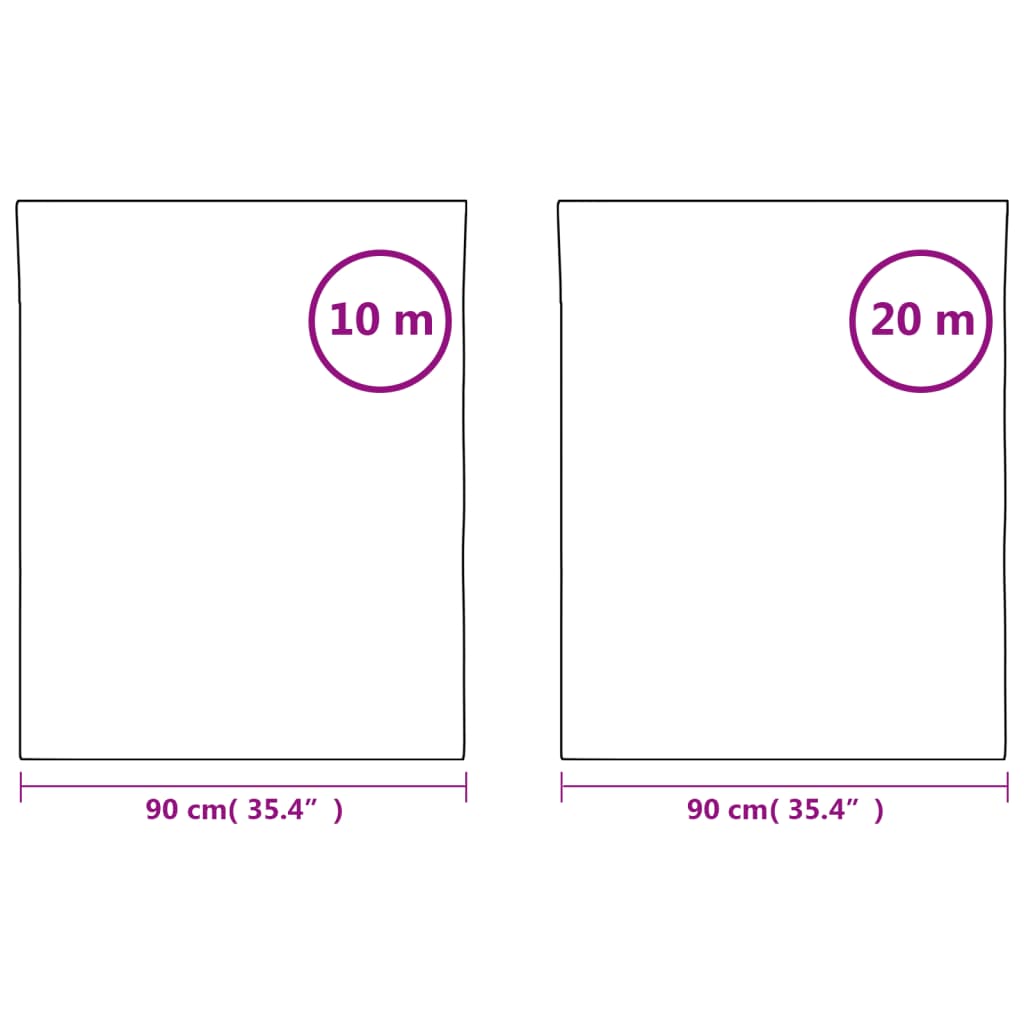 vidaXL Raamfolies mat PVC transparantgrijs