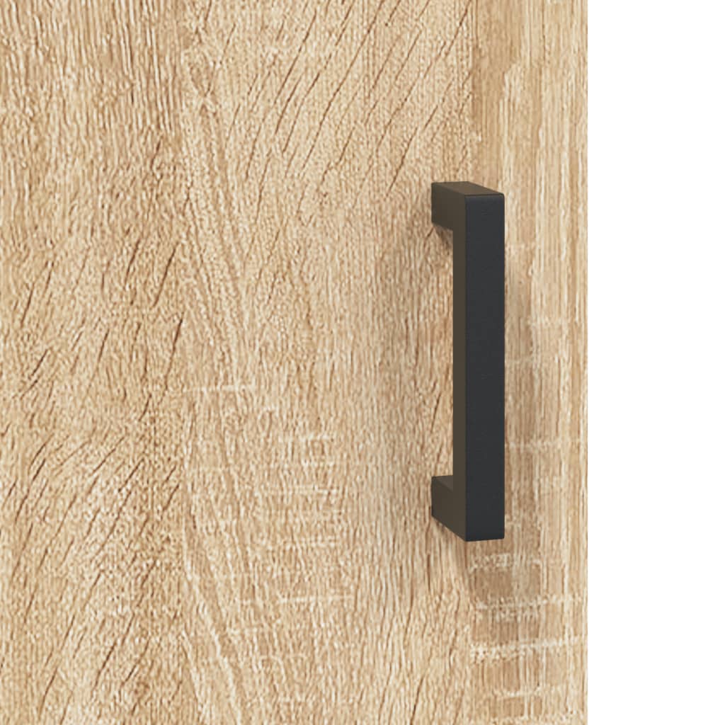vidaXL Dressoir 100x36x60 cm bewerkt hout sonoma eikenkleurig