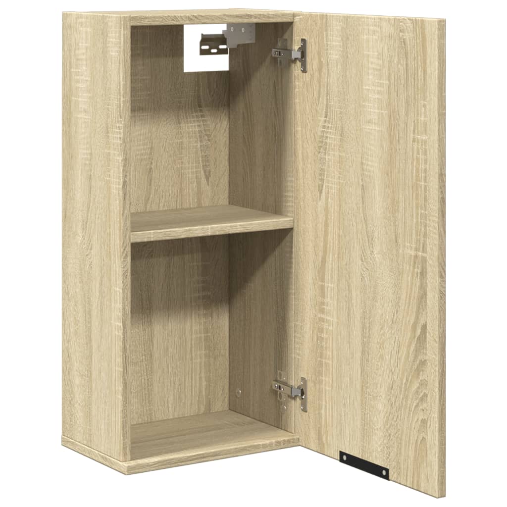 vidaXL Badkamerkast wandgemonteerd 32x20x67 cm sonoma eikenkleurig