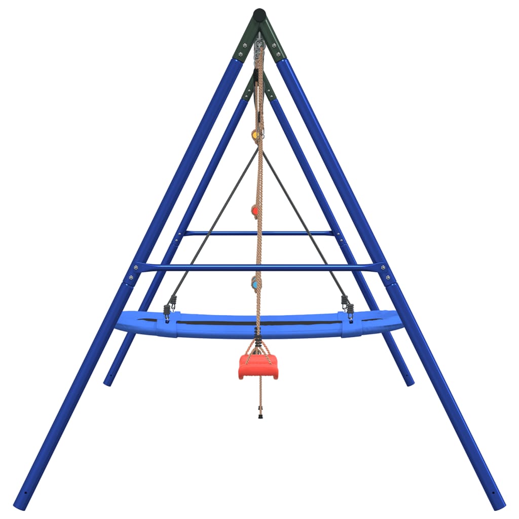 vidaXL Schommelset met schommel, ladder en nestschommel