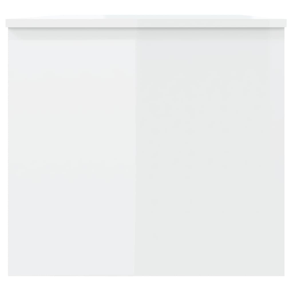 vidaXL Salontafel 102x50,5x46,5 cm bewerkt hout hoogglans wit