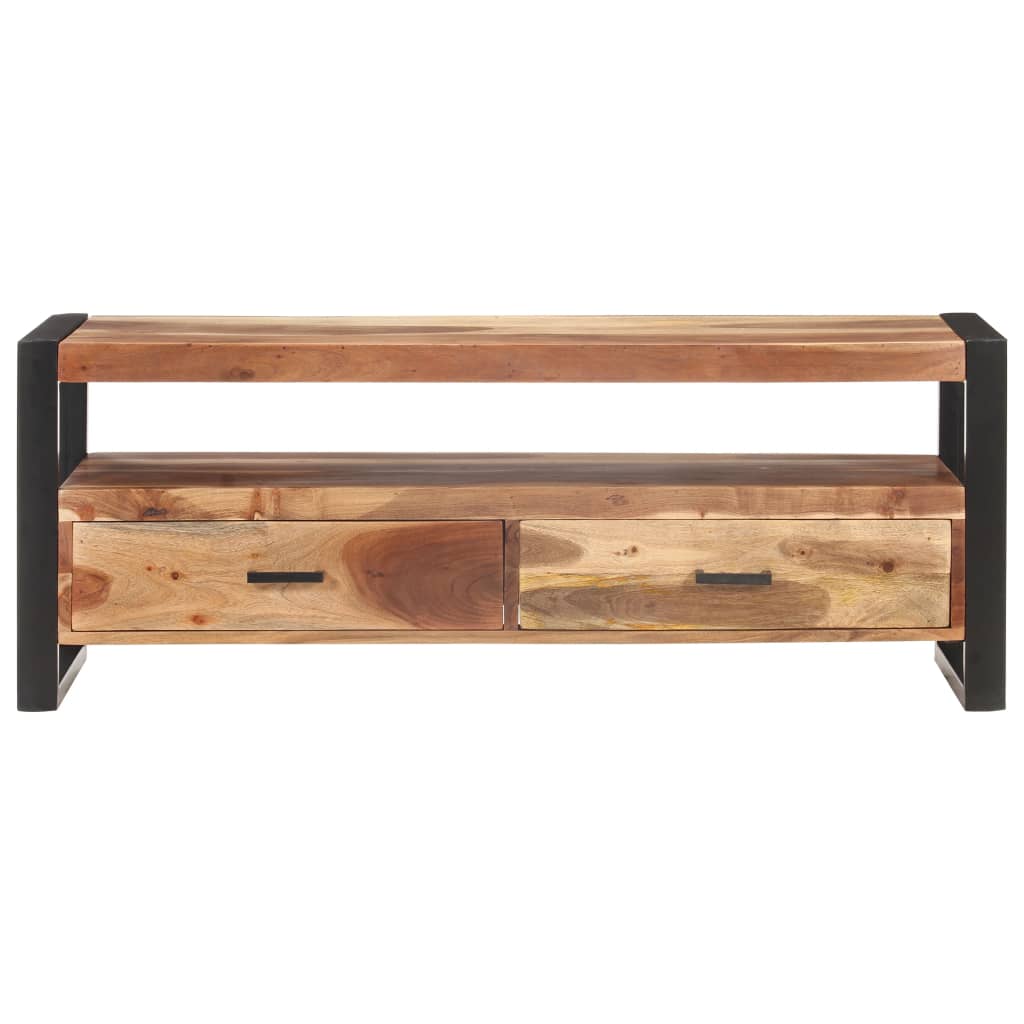 vidaXL Tv-meubel 120x35x45 cm hout met honingkleurige afwerking
