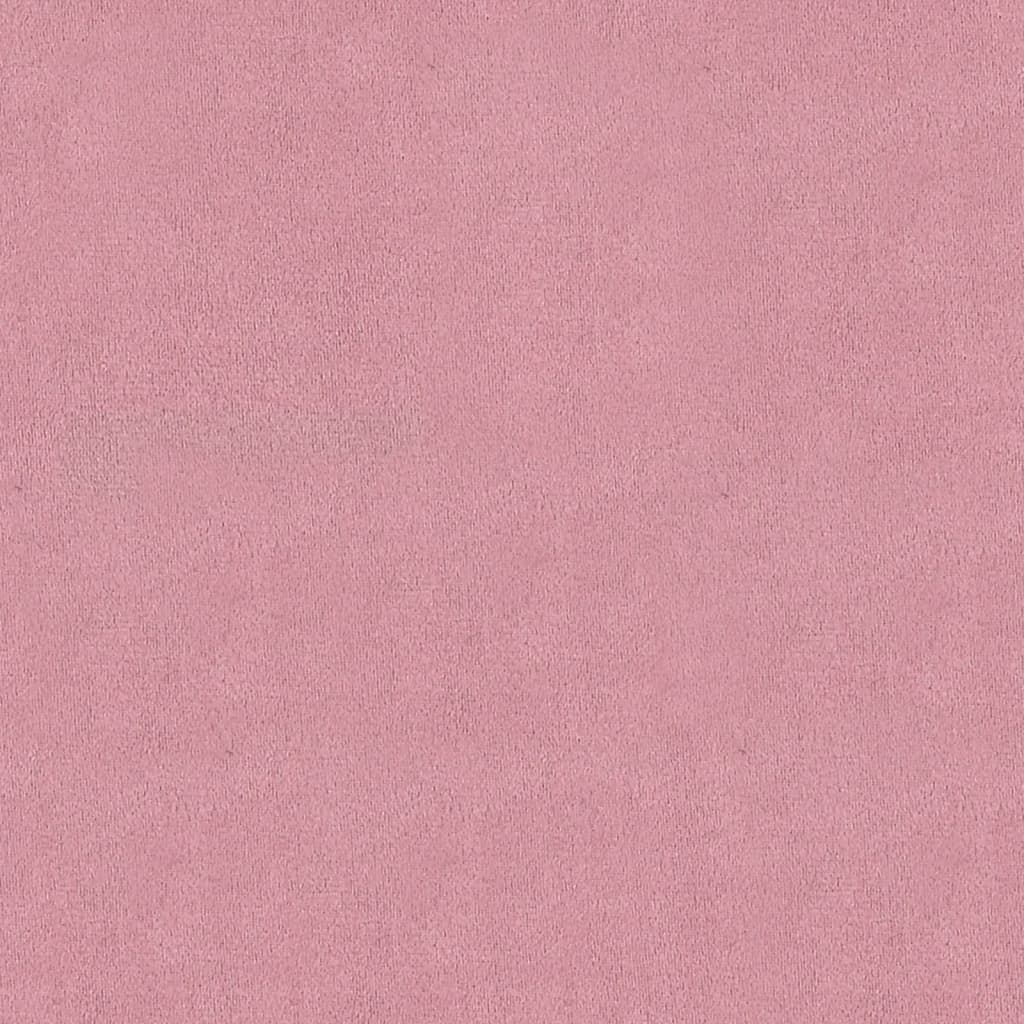 vidaXL Opbergkruk 45x45x49 cm fluweel roze