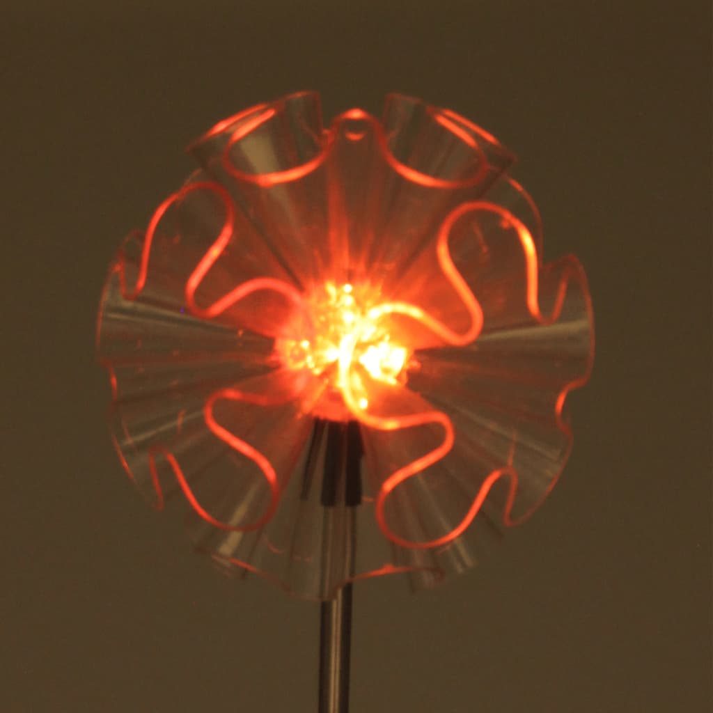 Luxform Solar Lamp pioenroos RGB LED 12 stuks