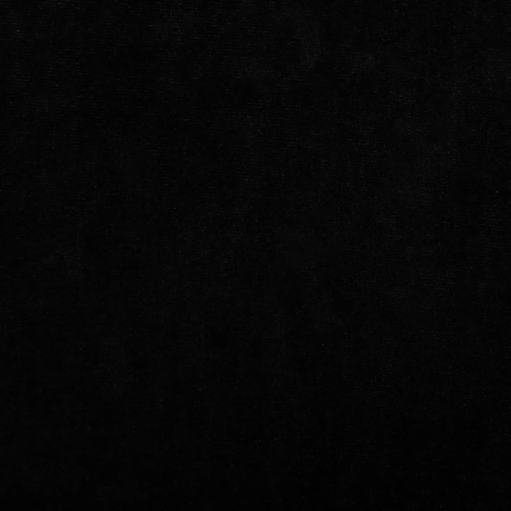 vidaXL Kinderbank 70x45x30 cm fluweel zwart