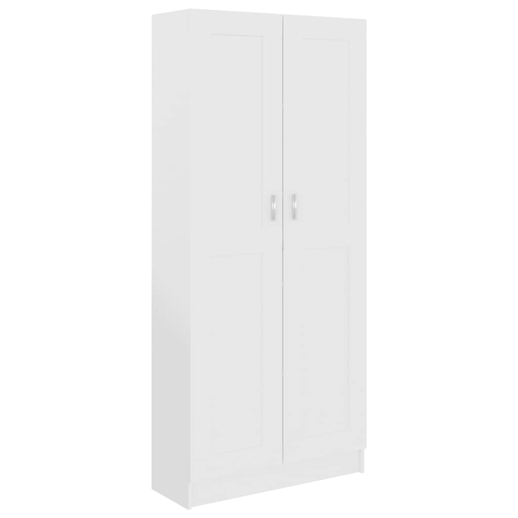 Bücherschrank Schwarz 82,5x30,5x115 cm Holzwerkstoff Bücherschrank Schwarz 82,5x30,5x115 cm Holzwerkstoff