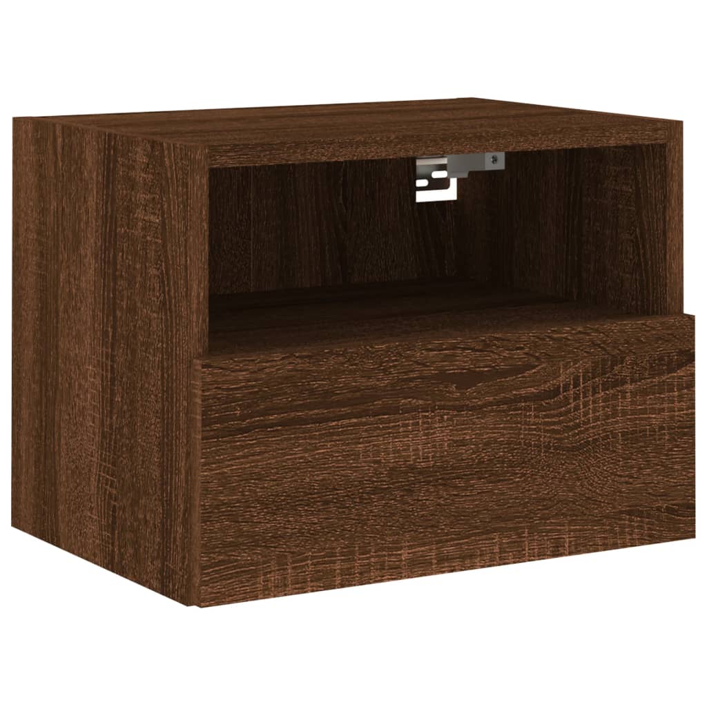 vidaXL Tv-wandmeubel 40x30x30 cm bewerkt hout bruin eikenkleur