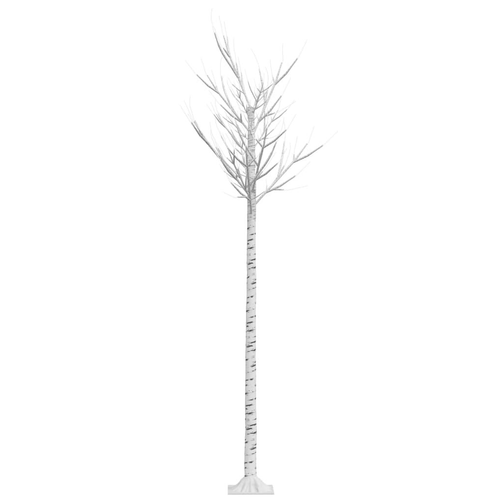 vidaXL Kerstboom wilg met 200 koudwitte LED's binnen en buiten 2,2 m