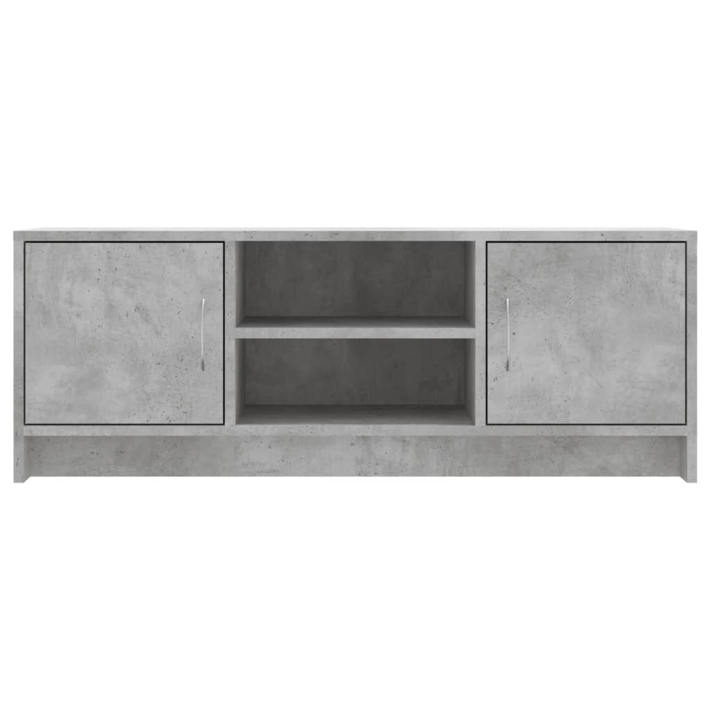 vidaXL Tv-meubel 102x30x37,5 cm bewerkt hout betongrijs