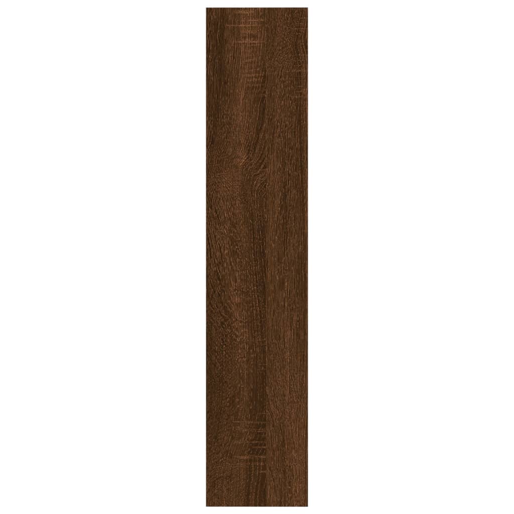 vidaXL Wandschap 90x16x78 cm bewerkt hout bruineikenkleurig